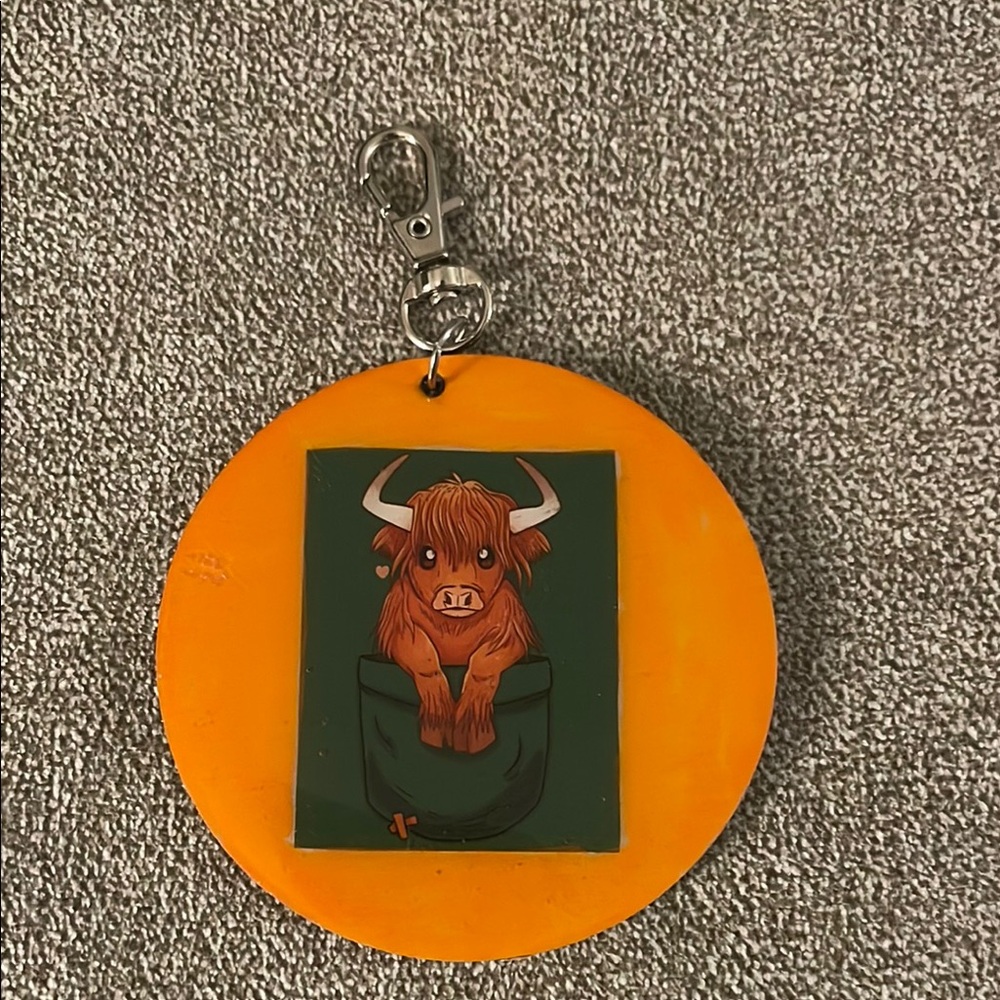 Orange Animal Keychain